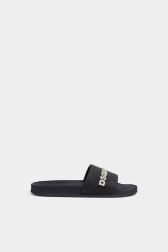 Klapki z logo Dsquared2