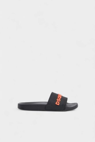 Klapki z logo Dsquared2
