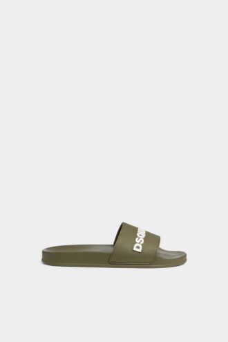 Klapki z logo Dsquared2