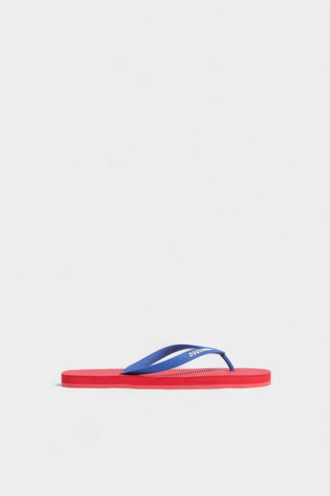 Klapki z logo Dsquared2