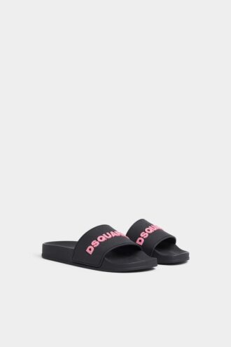Klapki z logo Dsquared2