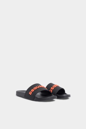 Klapki z logo Dsquared2