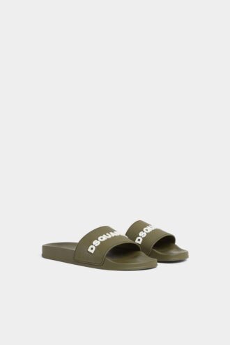 Klapki z logo Dsquared2
