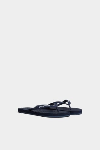 Klapki z logo Dsquared2