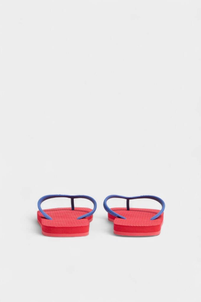 Klapki z logo Dsquared2
