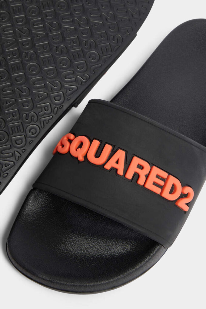 Klapki z logo Dsquared2 Klapki z logo Dsquared2