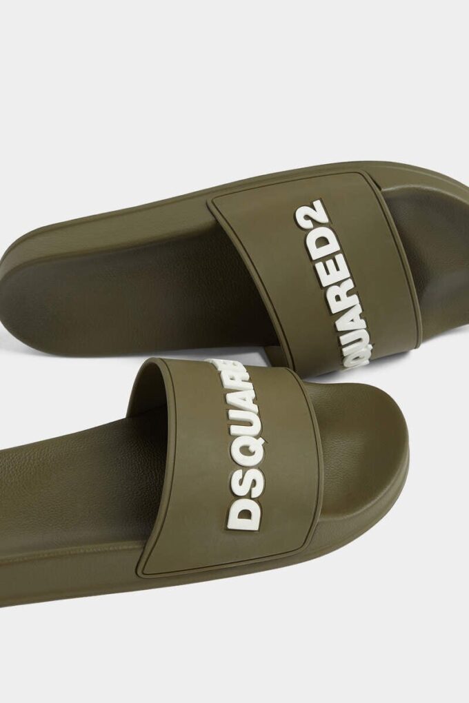 Klapki z logo Dsquared2 Klapki z logo Dsquared2