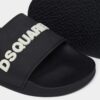 Klapki z logo Dsquared2
