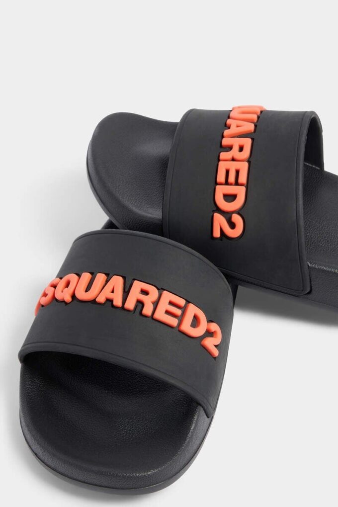 Klapki z logo Dsquared2 Klapki z logo Dsquared2