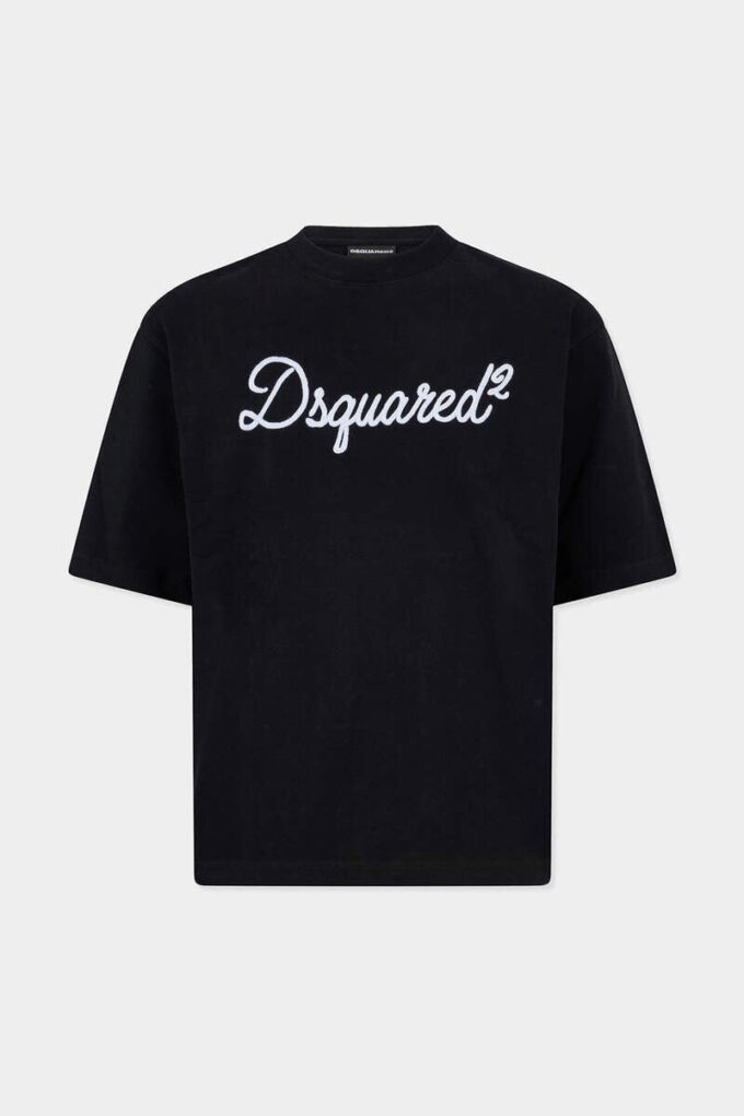 Koszula Dsquared2 z haftem o luźnym kroju Koszula Dsquared2 z haftem o luźnym kroju