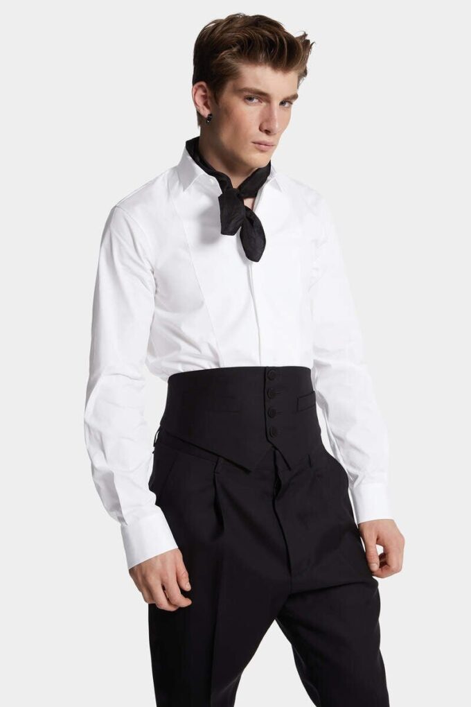 Koszula Easy Slim z mini kołnierzykiem Dean Koszula Easy Slim z mini kołnierzykiem Dean