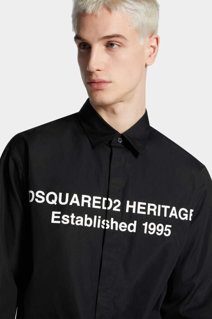 Koszula z nadrukowanym logo Heritage