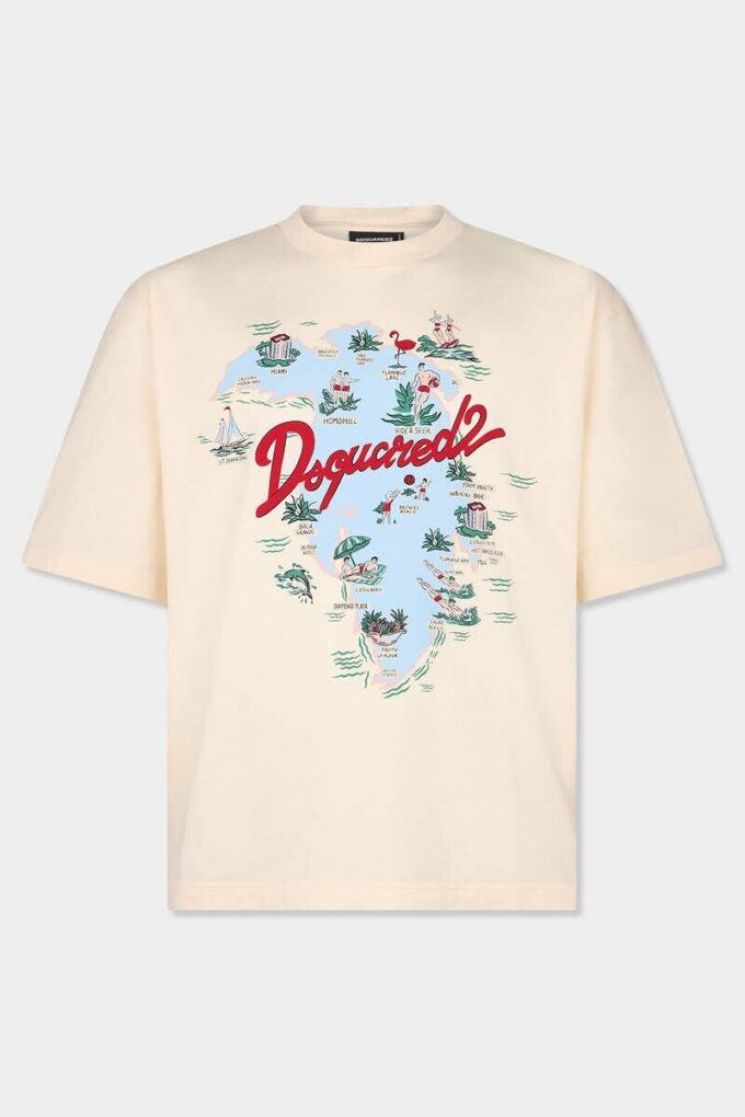 Koszulka Aloha Souvenir o luźnym kroju