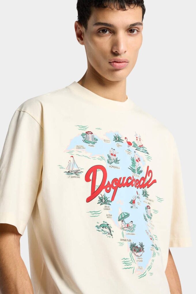Koszulka Aloha Souvenir o luźnym kroju