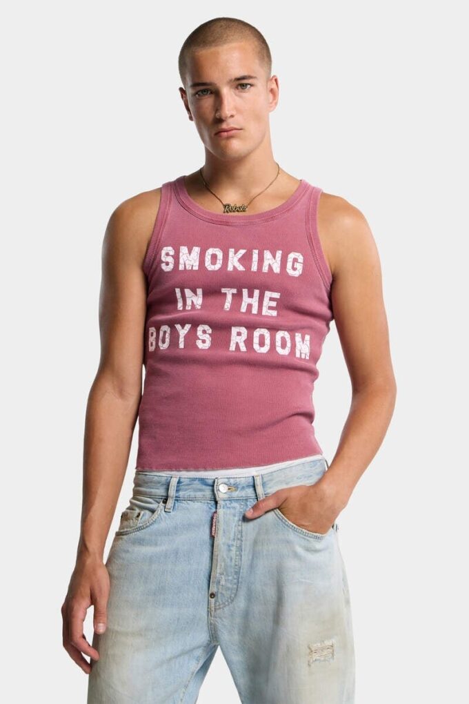 Koszulka bez rękawów w stylu vintage