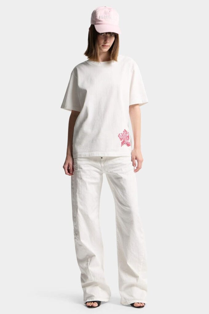 Koszulka Hibiscus o luźnym kroju Koszulka Hibiscus o luźnym kroju