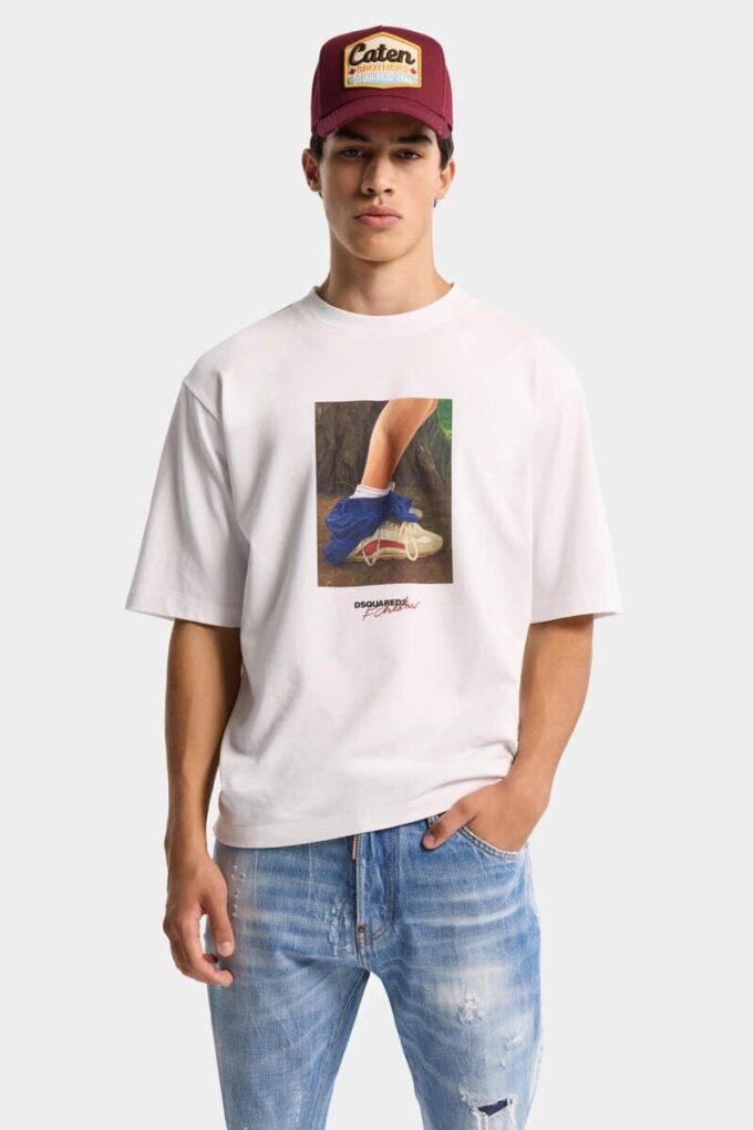 Koszulka o luźnym kroju Felix Chesher X D2 Koszulka o luźnym kroju Felix Chesher X D2