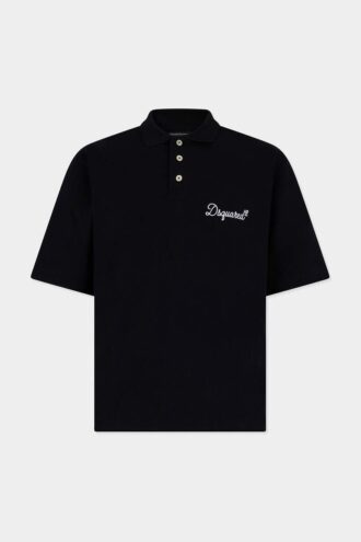 Koszulka polo Dsquared2 w charakterystycznym stylu tenisowym