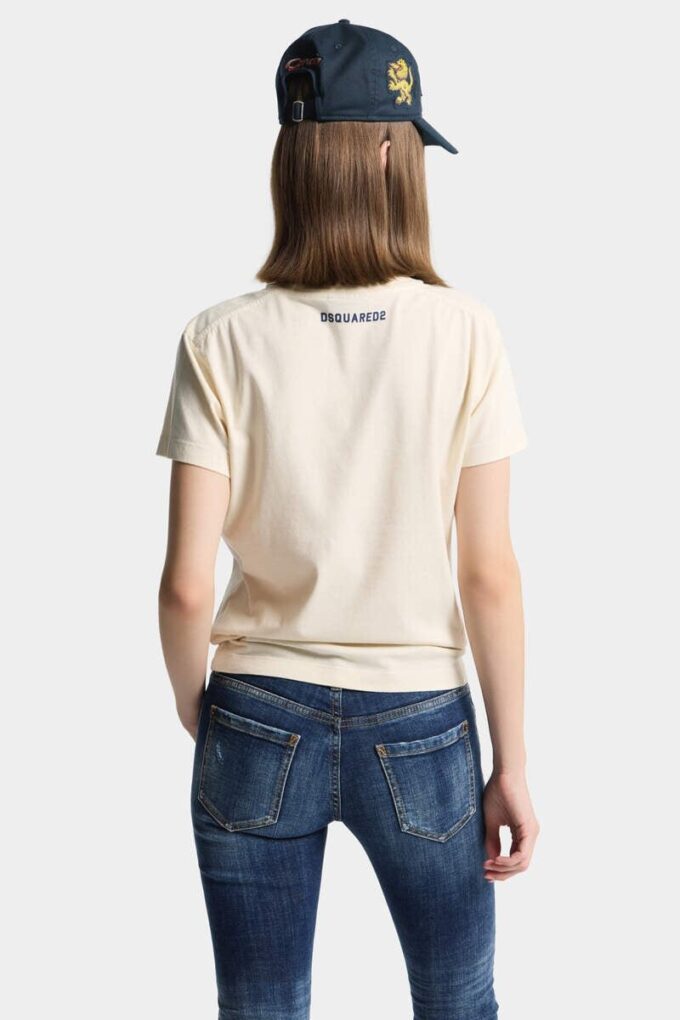 Koszulka w stylu vintage z idealnym krojem Koszulka w stylu vintage z idealnym krojem