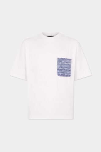 Koszulka z luźnym krojem i monogramem D2 Koszulka z luźnym krojem i monogramem D2