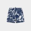 Kąpielówki typu boxer Midi z motywem tańczących kwiatów