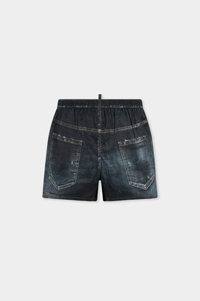 Kąpielówki typu boxer midi z pięcioma kieszeniami Kąpielówki typu boxer midi z pięcioma kieszeniami