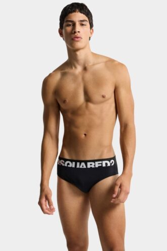 Kąpielówki z logo Dsquared2