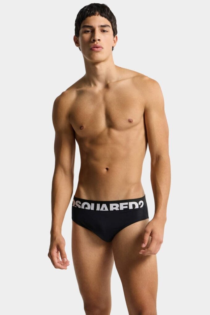 Kąpielówki z logo Dsquared2