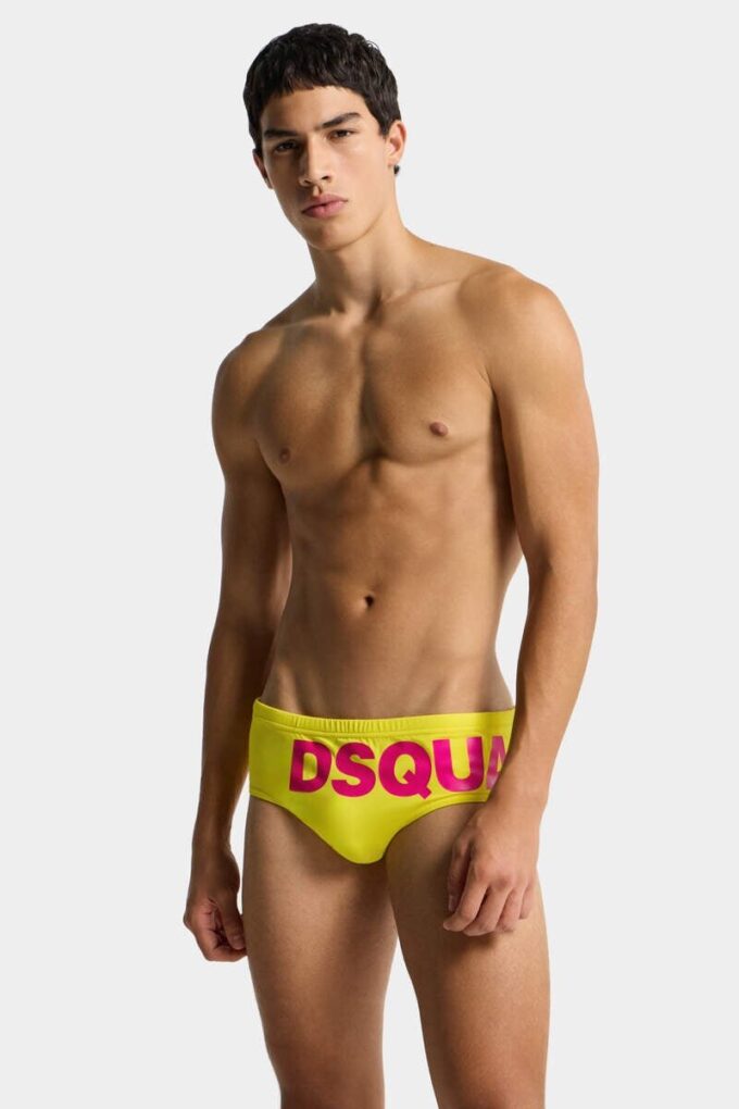 Kąpielówki z logo Dsquared2