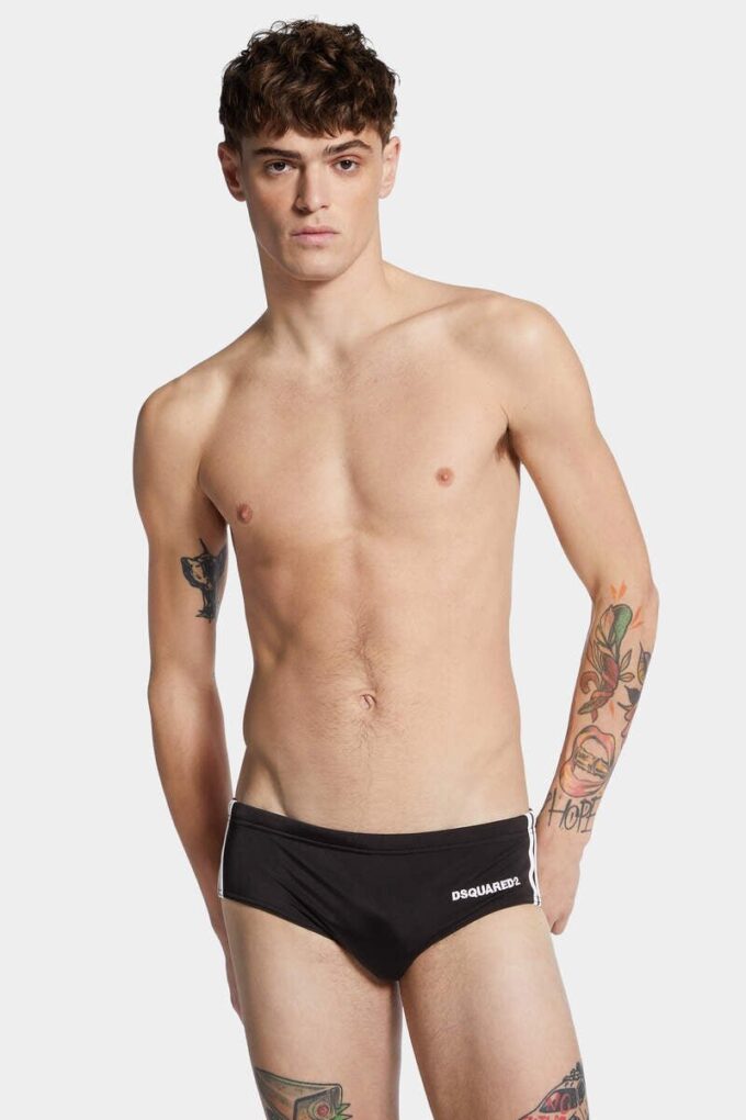 Kąpielówki z logo Dsquared2