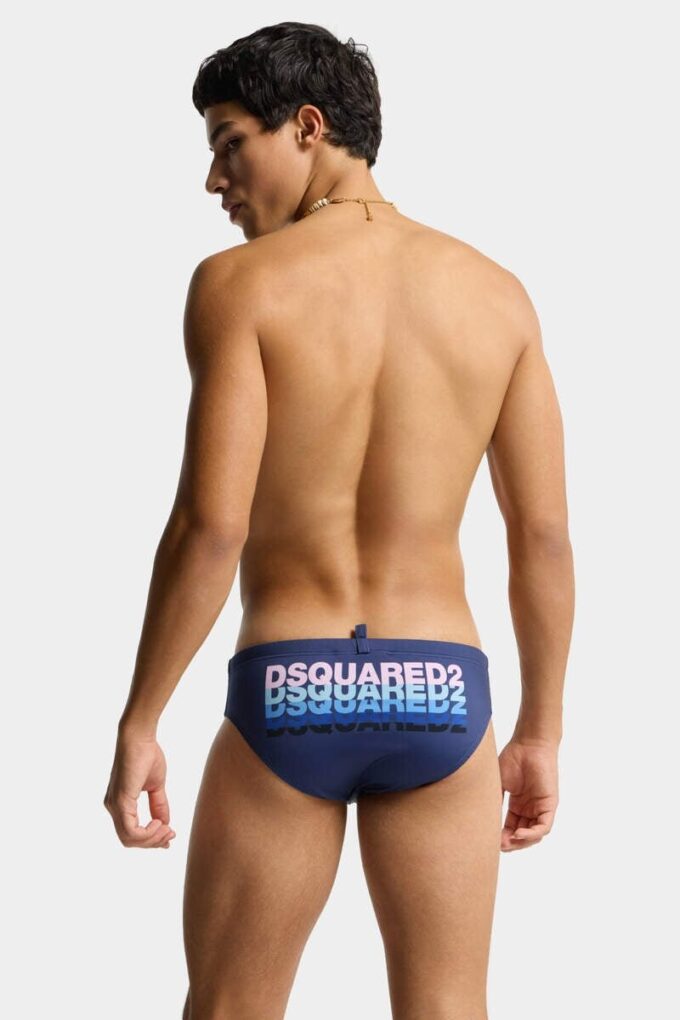 Kąpielówki z logo Dsquared2