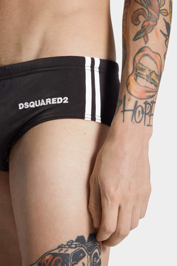 Kąpielówki z logo Dsquared2
