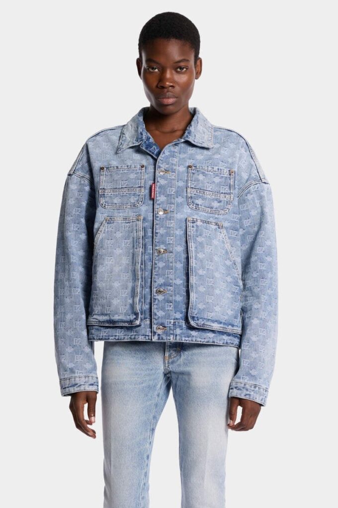 Kurtka dżinsowa unisex w jasnym odcieniu Kurtka dżinsowa unisex w jasnym odcieniu
