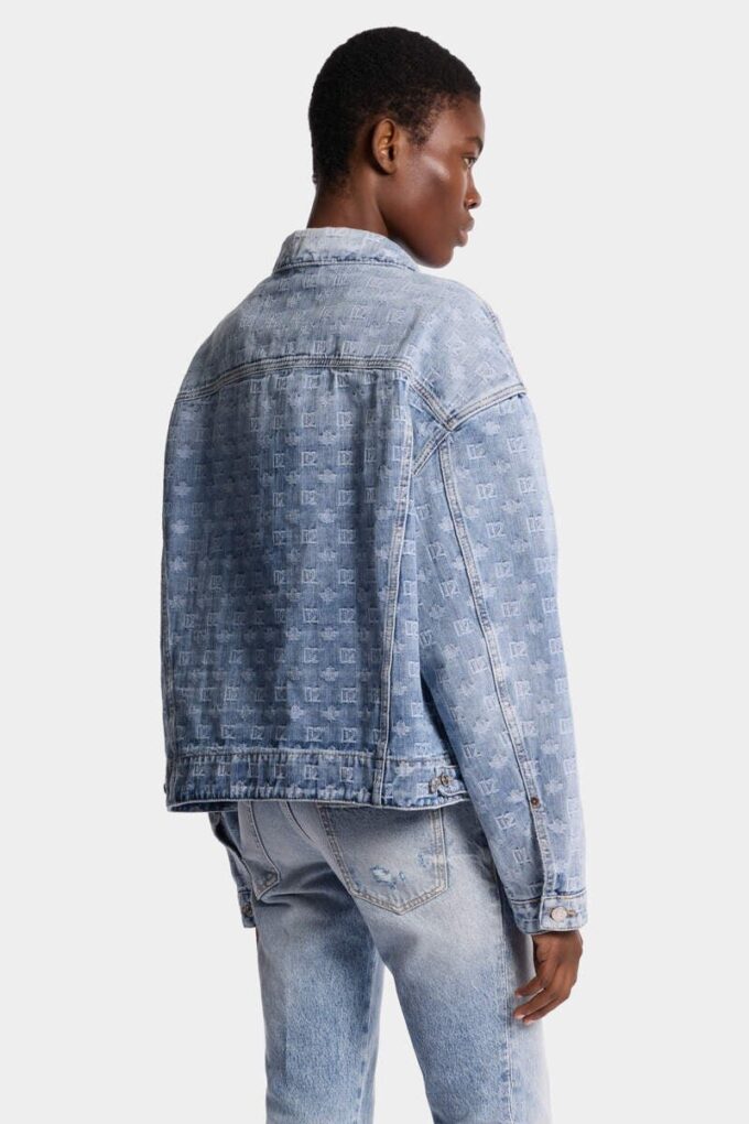 Kurtka dżinsowa unisex w jasnym odcieniu Kurtka dżinsowa unisex w jasnym odcieniu