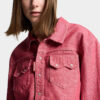 Kurtka jeansowa typu boxy z jeansów oxford Kurtka jeansowa typu boxy z jeansów oxford