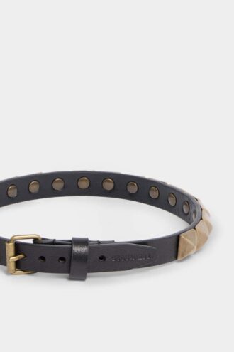 Naszyjnik typu choker z ćwiekami Naszyjnik typu choker z ćwiekami