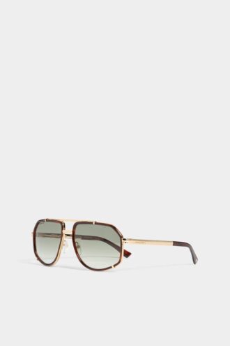 Okulary przeciwsłoneczne Gold Hype Green