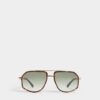 Okulary przeciwsłoneczne Gold Hype Green Okulary przeciwsłoneczne Gold Hype Green