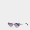 Okulary przeciwsłoneczne Hype Gold Violet Okulary przeciwsłoneczne Hype Gold Violet
