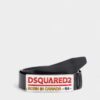 Pasek z plakietką z logo Dsquared2