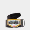 Pasek z plakietką z logo Dsquared2