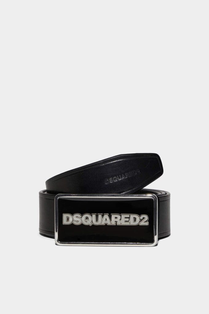 Pasek z plakietką z logo Dsquared2 Pasek z plakietką z logo Dsquared2
