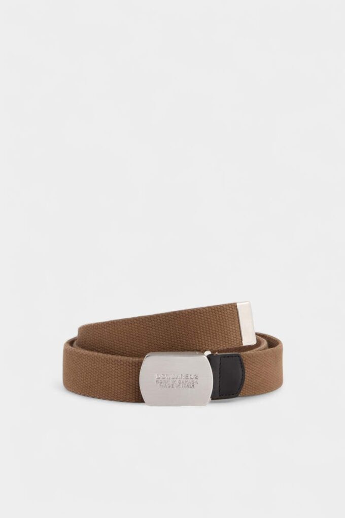 Pasek z plakietką z logo Dsquared2 Pasek z plakietką z logo Dsquared2