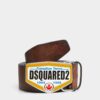 Pasek z plakietką z logo Dsquared2 Pasek z plakietką z logo Dsquared2