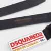 Pasek z plakietką z logo Dsquared2