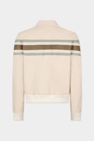Preppy skórzana kurtka typu blouson Preppy skórzana kurtka typu blouson