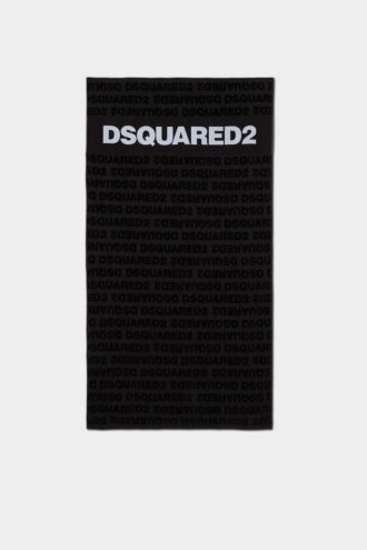 Ręcznik plażowy z logo Dsquared2