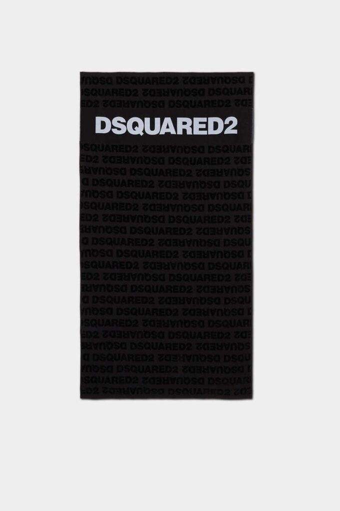 Ręcznik plażowy z logo Dsquared2 Ręcznik plażowy z logo Dsquared2