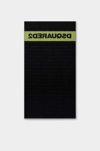Ręcznik plażowy z logo Dsquared2
