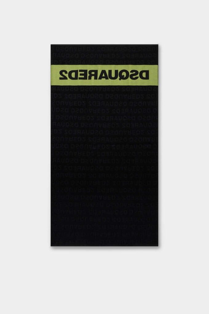 Ręcznik plażowy z logo Dsquared2 Ręcznik plażowy z logo Dsquared2